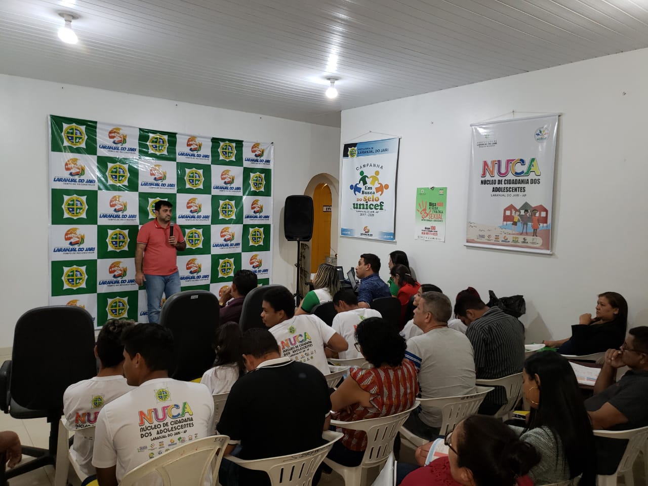 Prefeito Vice-Prefeito e Secretários Municipais participam de reunião do SELO UNICEF.